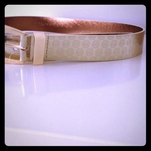 MICHAEL KORS GOLD BELT